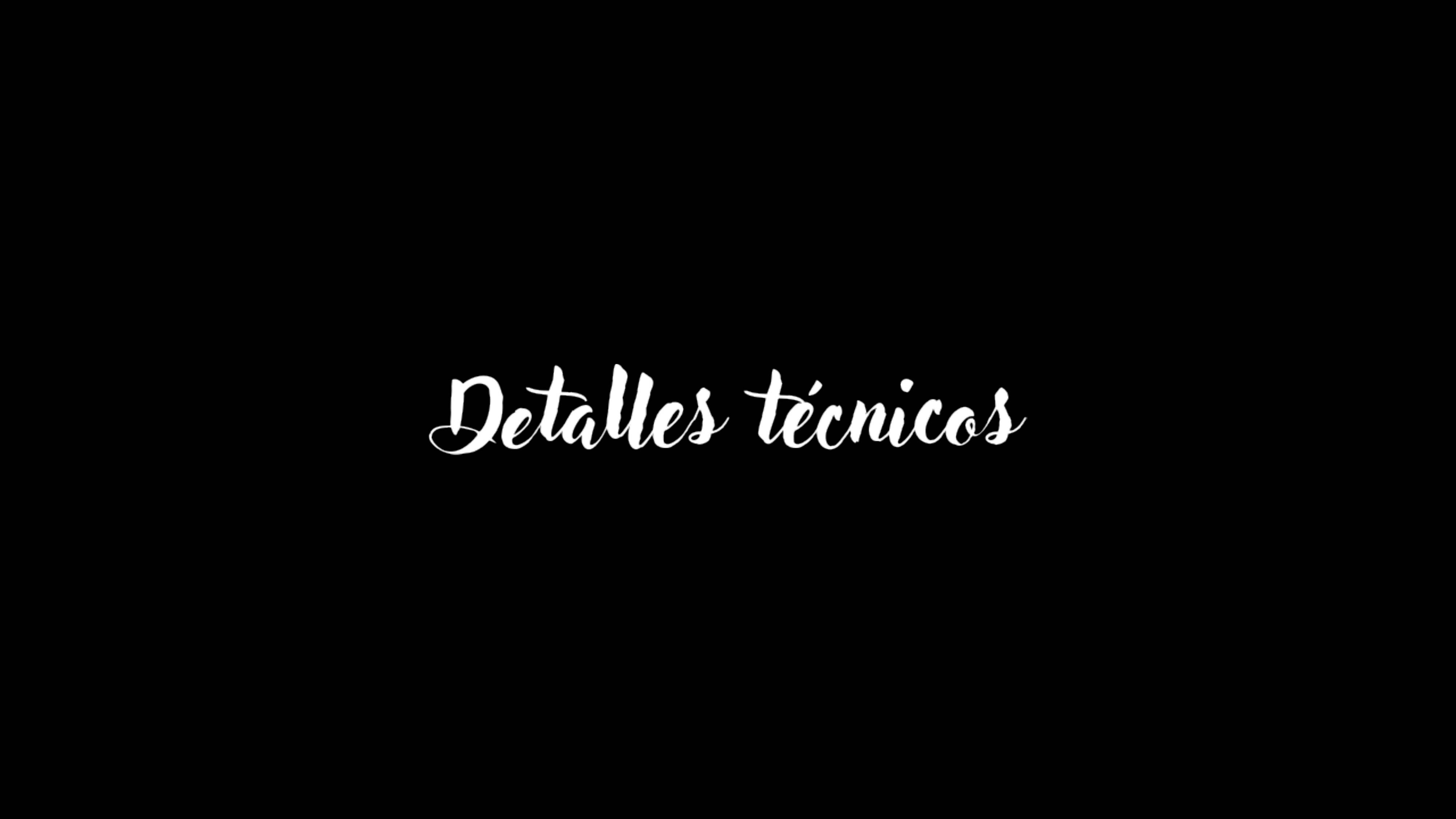 Portadilla de detalles técnicos